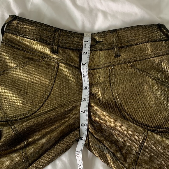 Free People Gold Skinny Moto Pant - Picture 13 of 16